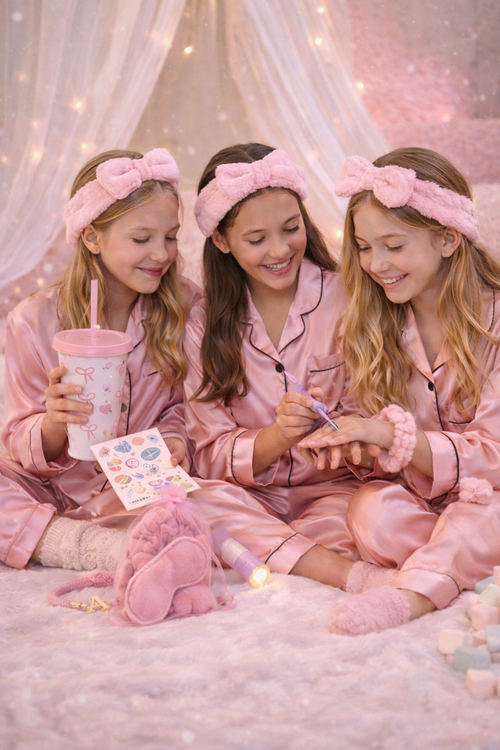 Kit Pijamada Infantil – Satin Dreams